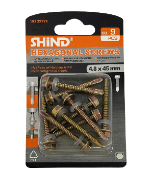 Shind Hexagonal Screws