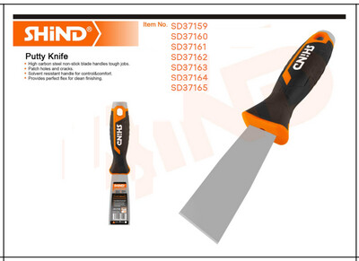 Shind Putty Knife Black Orange