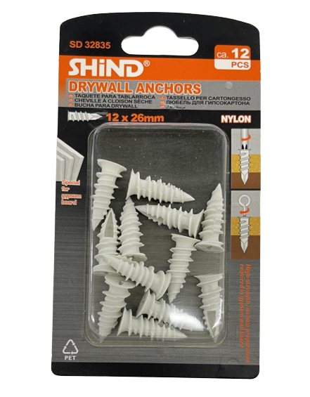 Shind Dry Wall Anchors