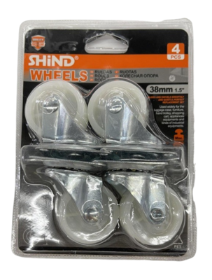 Shind Wheel 38mm-1.5&quot;  Pack 4&#39;s