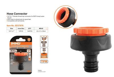 Shind Hose Pipe Connector Reducer 3/4&quot; x 1&quot;