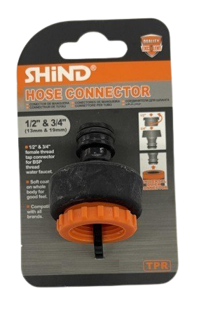 Shind Hose Pipe Connector Reducer 1/2&quot; x 3/4&quot;