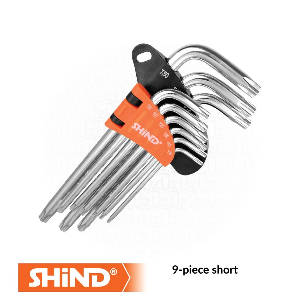 Shind - 9 Pcs Hexagon Allen Key Star