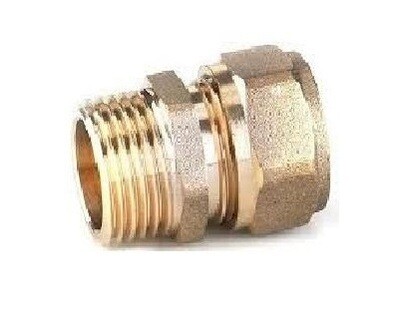 Brass Socket Male S15x1/2M
