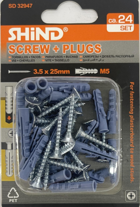 Shind Screw + Plugs