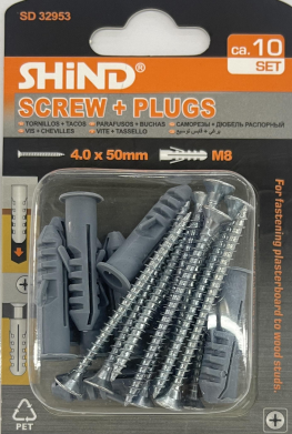 Shind Screw + Plugs