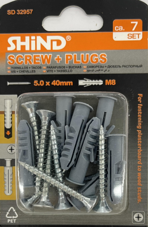 Shind Screw + Plugs