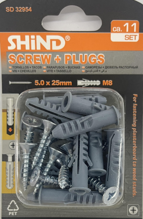 Shind Screw + Plugs