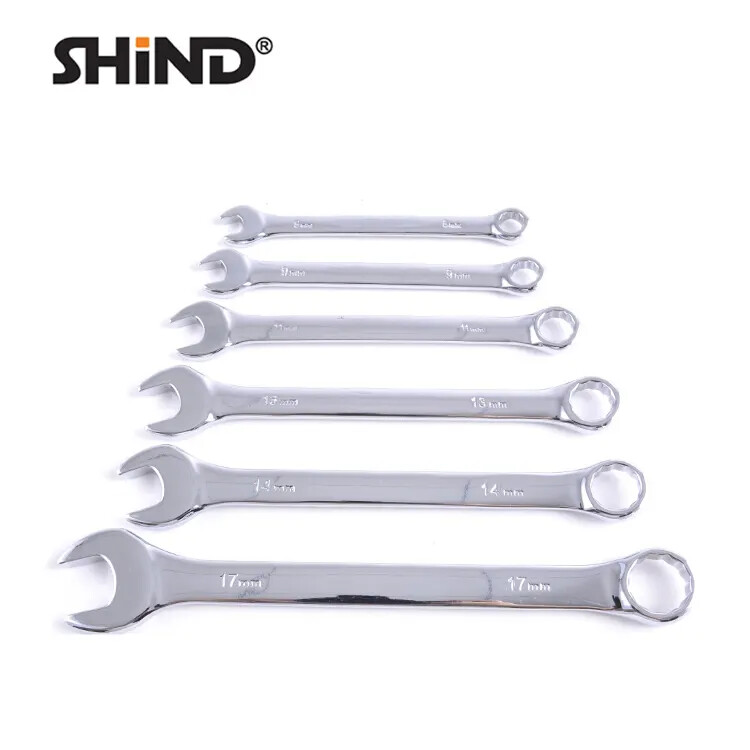 Shind-6 pcs Combination Spanner Set Combination Wrench Set