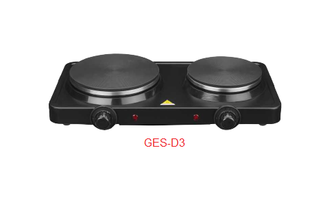 Good Mama 2000W 2 Solid Plate Electrical Stove-D3