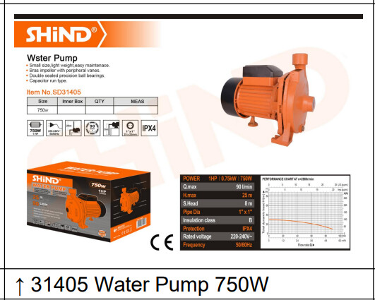 Shind Water Pump