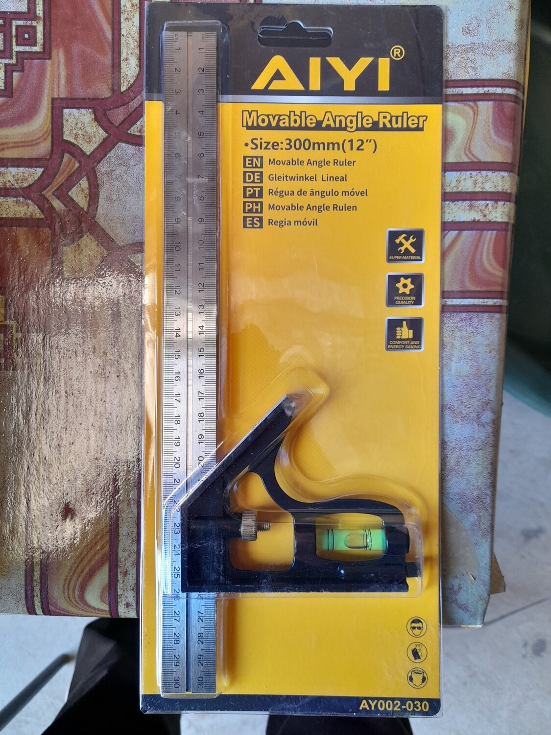 Moveable Angle Ruller 300mm