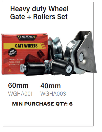 Torero Heavy Duty Gate Wheel n Roller