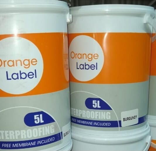 Orange Label Waterproofing 5Ltr with Membrane