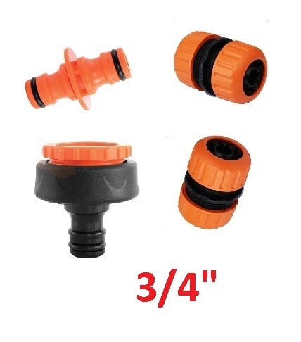 Shind Hose Pipe Connectors 3/4&quot;- 4s Set