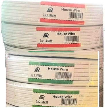 Suffix Flat House Wire AD 3 Core 100m