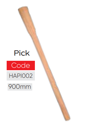 Wooden Handle 900mm, Size: Pick