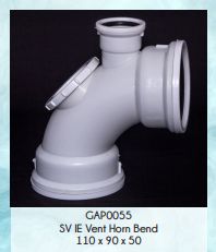110mm 90x50 Vent Horn Bend Satas