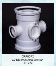 110mm 50mm Reducing Junction Double SV IE Satas