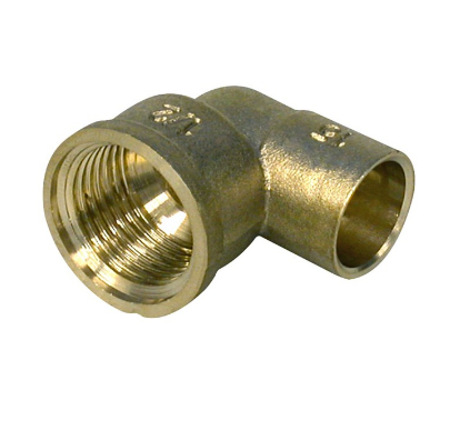 Brass Female Elbow 15x1/2&quot;F Solder