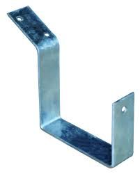 Galvanized Gutter Bracket Square Budget 100 X 75mm