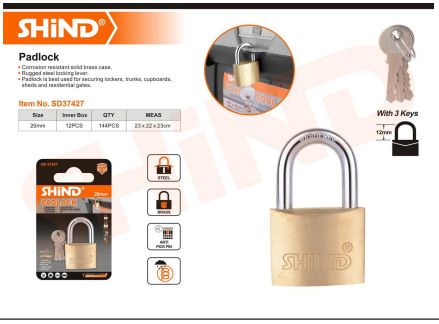 Shind-Thick Type Brass Padlock