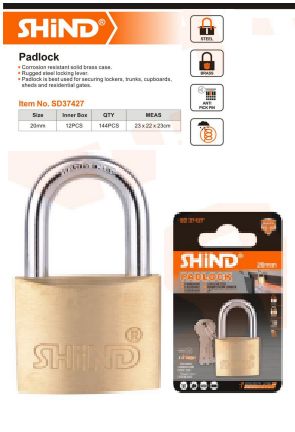 Shind-Thick Type Brass Padlock