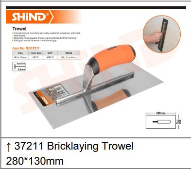 Shind Trowels Rubber Handle, Type: Trowel Plastering