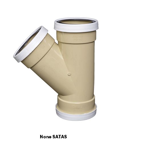 110mm 45deg Y Junction UG Plain