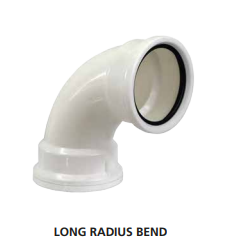 110mm 90deg Long Radius Bend SV Plain