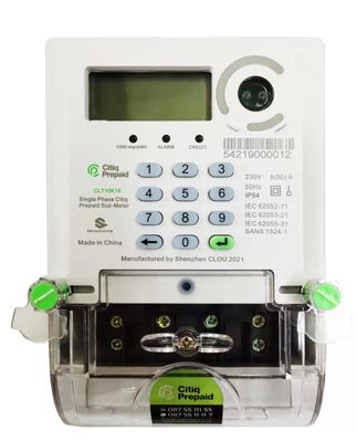 Citiq Prepaid Electrical Sigle Phase Meter