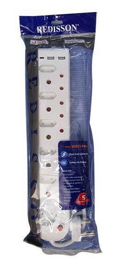Redisson Multi-Plug 11 Ways Illuminated USB