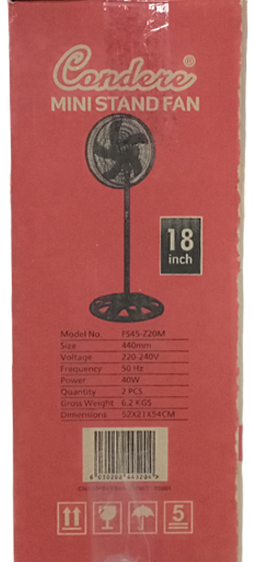 Condere Mini Stand 18&quot; Fan