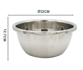 Ectias Multifunctional Stainless Steel Basin 32x12.7cm
