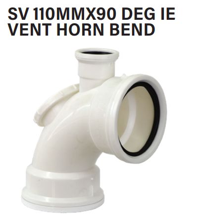 110mm 90x50 Vent Horn Bend Satas