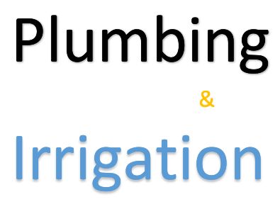 Plumbing &amp; Irrigation