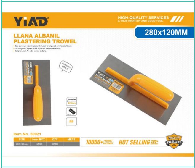 Yiad Trowel Plastering Plastic Handle