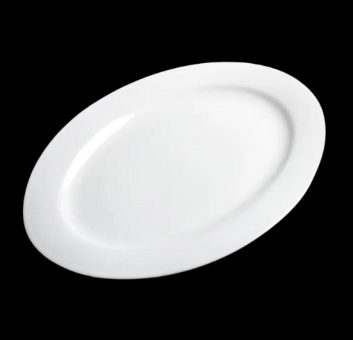 Ceramic Flate Plate White 10&quot;