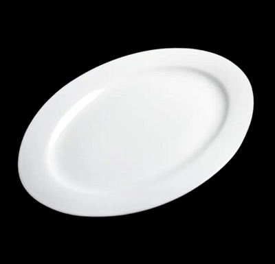 Ceramic Flate Plate White 10&quot;