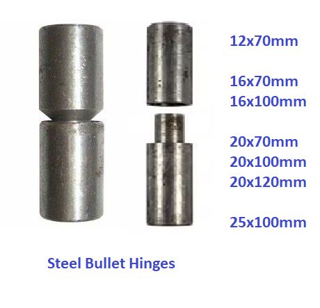 Steel Bullet Hinges