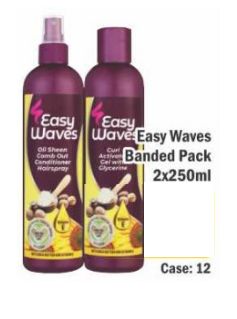 Easy Waves Pack 2x1 Banded Pack Honey 250ml