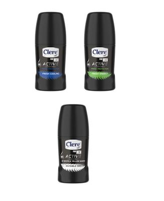 Clere Man Active Roll-On 50ml