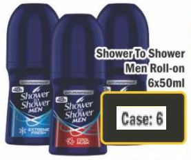 Shower to Shower Men Roll-On 50ml