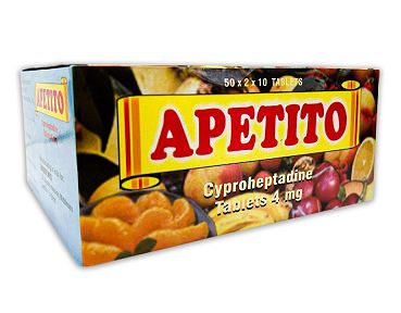 Apetito 4mg  50x2x10 Tablets
