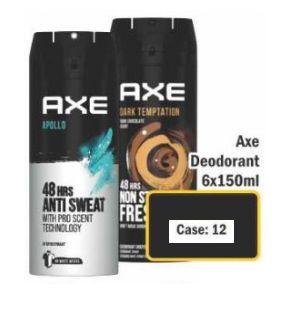 Axe Deodorant 150ml