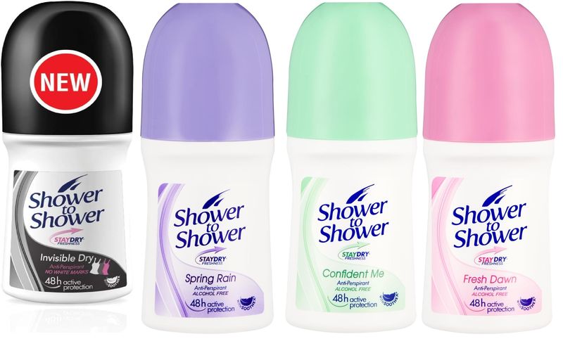 Shower to Shower Ladies Roll-On 50ml
