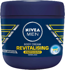 Nivea Men Body Creme 400m, Size: Revitalising