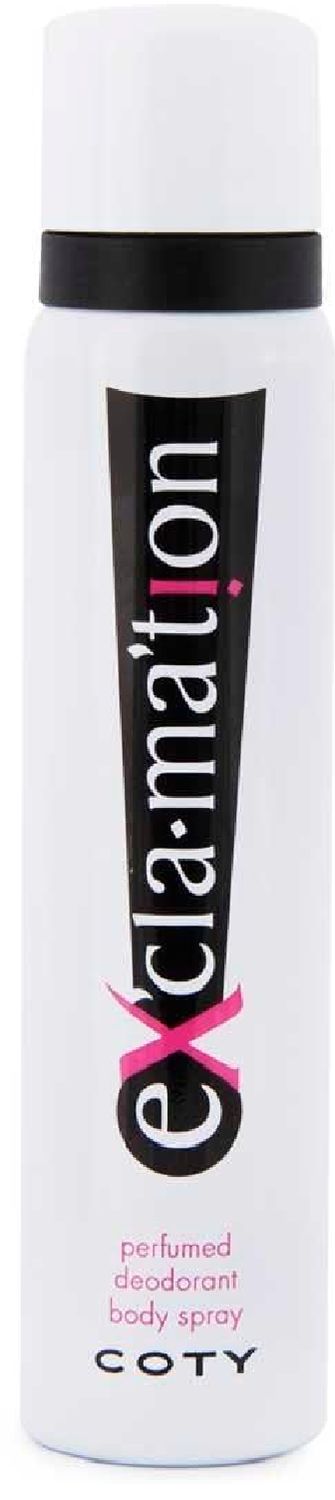 Exclamation Deodorant Perfume Body Spray 90ml, Size: Original
