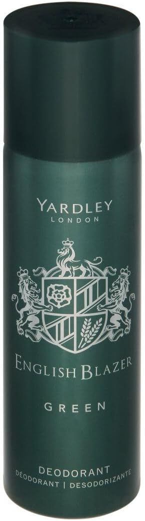 Yardley Deodorant English Blazer 125ml, Type: Green