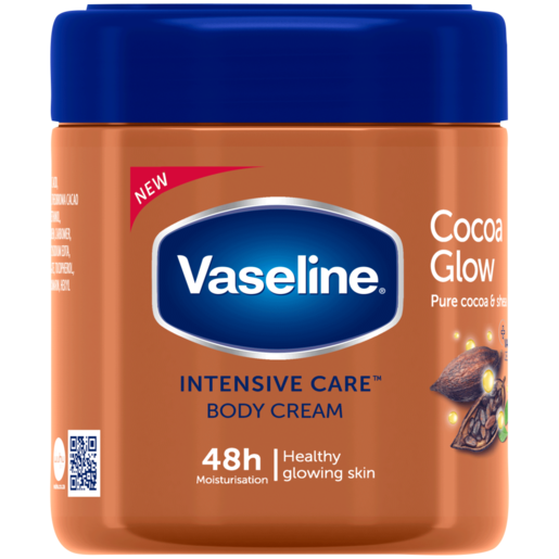 Vaseline Body Cream 400ml, Size: Cocoa Glow